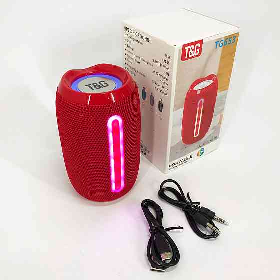 Акустические колонки TG653, Объемный звук Bluetooth колонки, Bluetooth стерео колонка NS-215 с радио Киев