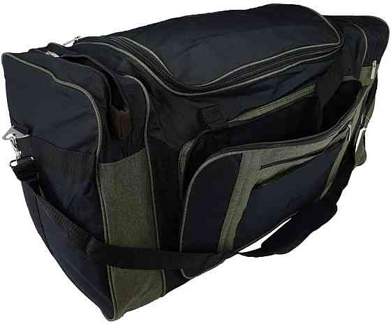 Сумка дорожня KAIMAN 70 см чорно-сіра S700702 Київ