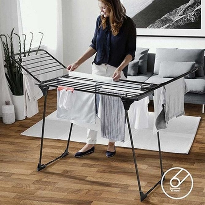 Підлогова сушарка для білизни 20 метрів Vileda «King Ultimate» (174096) Black Нововолинськ - фото 8