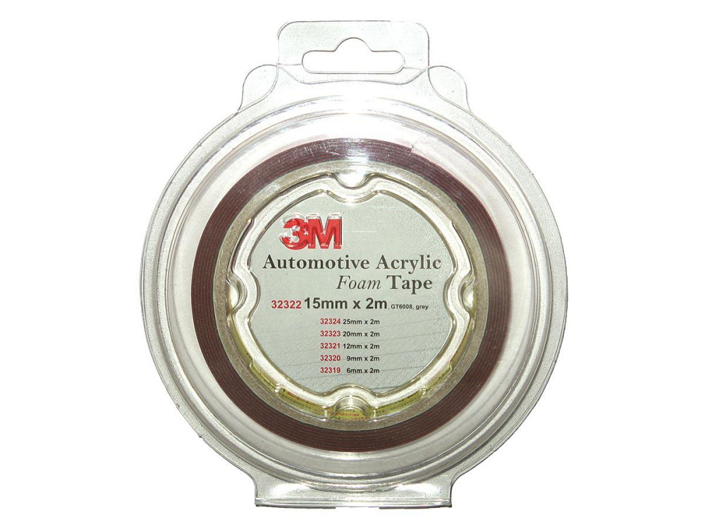 Скотч двухсторон. 3 М (32321) 12мм х2м x0.8мм 2шт/блистер (упаков.) Винница - изображение 1