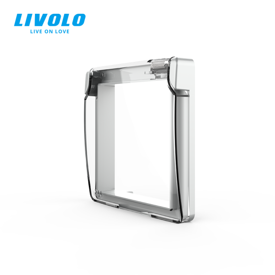 LIVOLO Кришка для розетки LIVOLO IP44 – захист від вологи та бризок, сіра (VL- -2I) Коломия