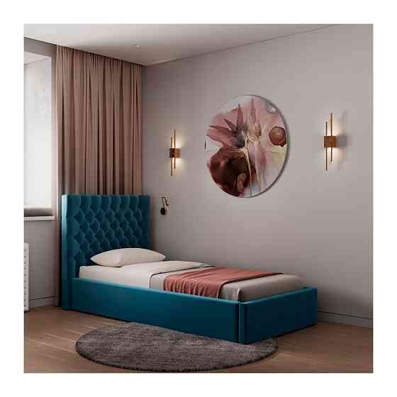 Кровать CambridgeDesign Malcolm 17 VIP с дополнительной металлической цельносварной рамой 120x190 синий Киев