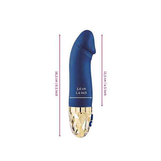 Вібратор Mystim Real Deal Neil Blue, потужний мотор, 8 режимів Sex Aura Київ
