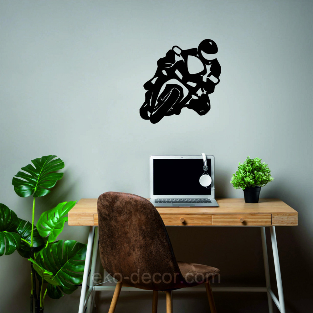 Декоративное настенное Панно «Мотоцыкл» Декор на стену 70*67 см, Черный Киев - изображение 8