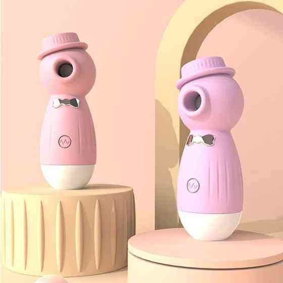 Кліторальний вакуумний вібратор в капелюшку Wo-sex Lilo USB - Рожевий Вінниця