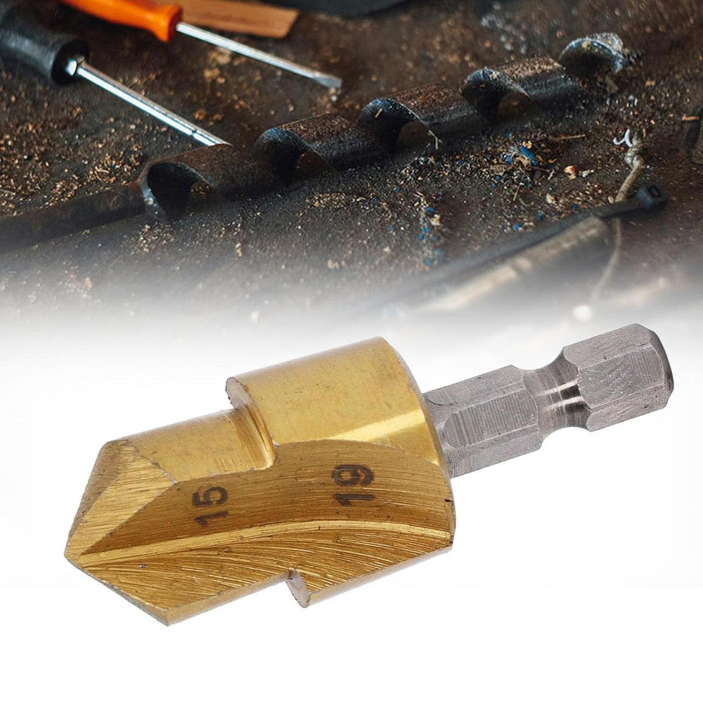 Титановое сверло 15-19мм для PPR труб и фитингов Киев - изображение 6