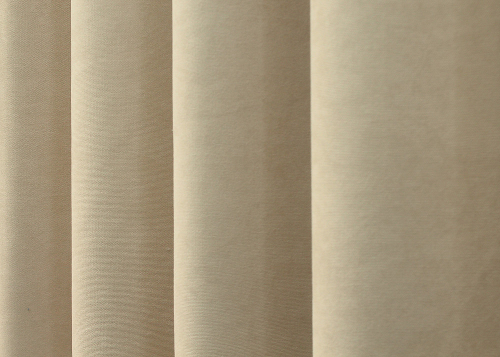 Комплект готовых штор VR-Textil Микровелюр Petek № 1491ш Бежевый 100х290 см 2 шт (31-779) Киев - изображение 7