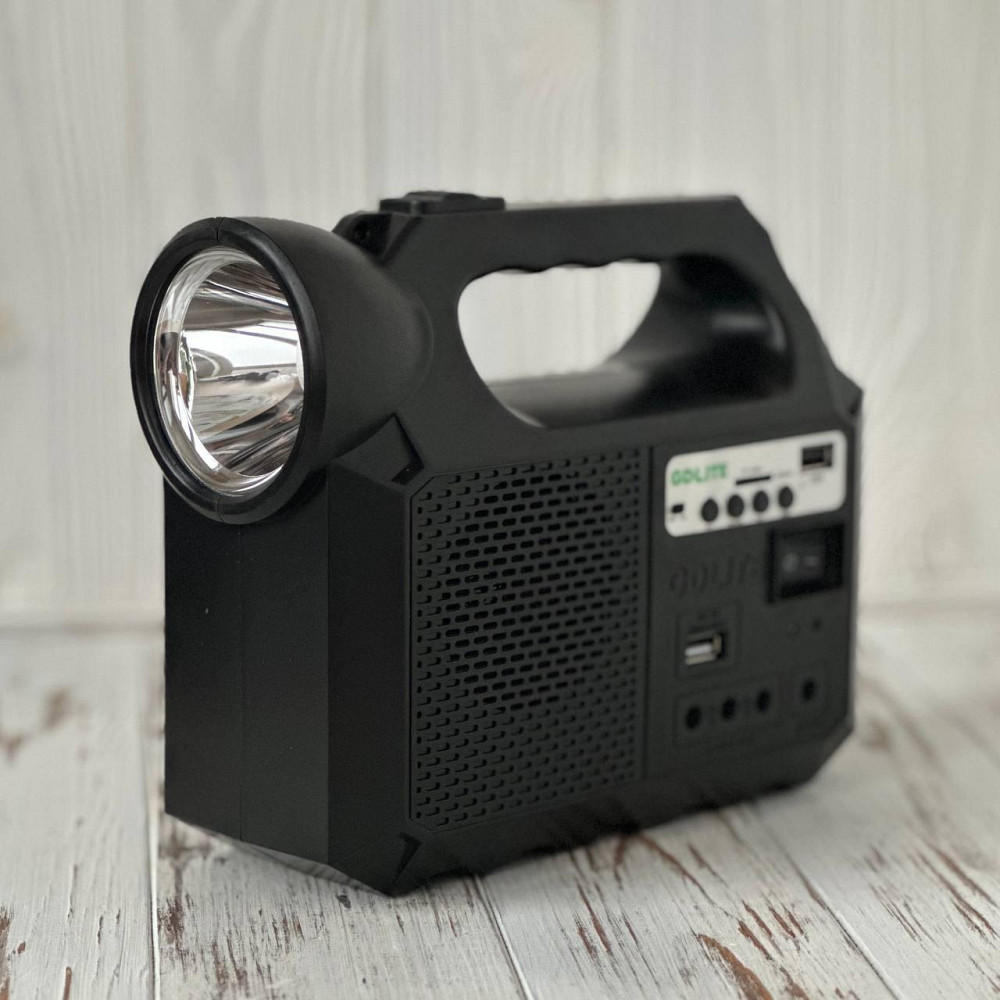 Зарядний пристрій і освітлювальна станція на сонячній батареї GDLite GD-8017 MUSIC з радіо і MP3 Чернівці - фото 2