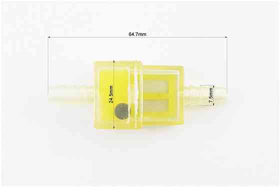 Фільтр паливний з магнітом кольоровий прямокутний (елемент - сітка) Київ