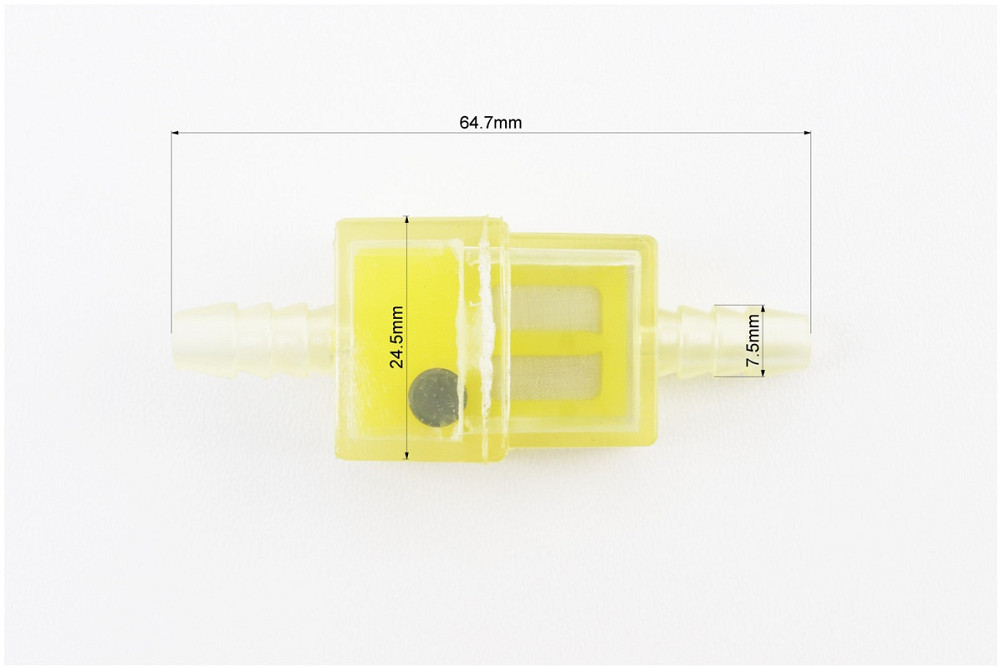 Фільтр паливний з магнітом кольоровий прямокутний (елемент - сітка) Київ - фото 2