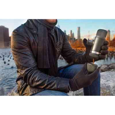 Кофеварка кемпинговая Wacaco Nanopresso з чохлом сіра (WNANOGRcase) Винница