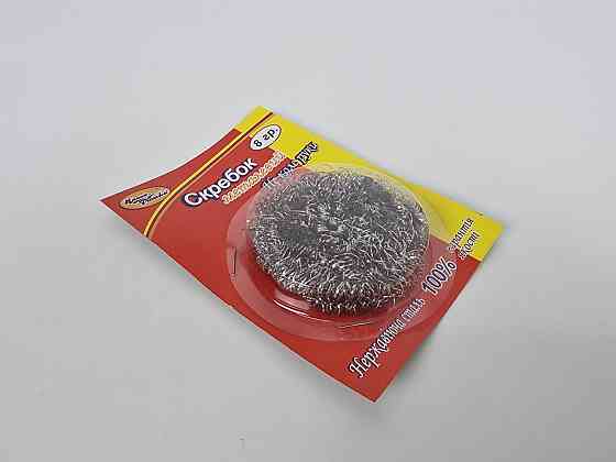 Мочалка залізна (а1*8 г) на картоні Наша Фішка (1 пачка) Харків