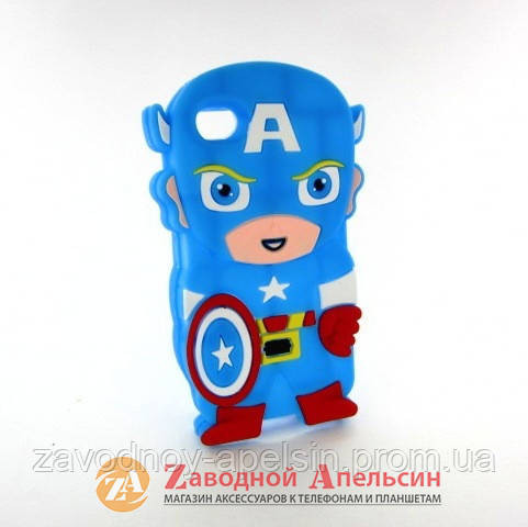 IPhone 4 4S об'ємний чохол капітан Америка Одеса - фото 1