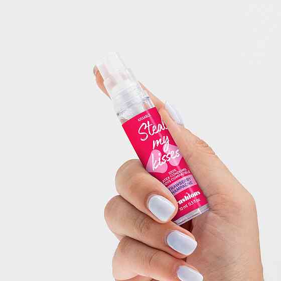 Оральный лубрикант Crushious Strawberry Champagne, 10 мл Sex Aura Киев