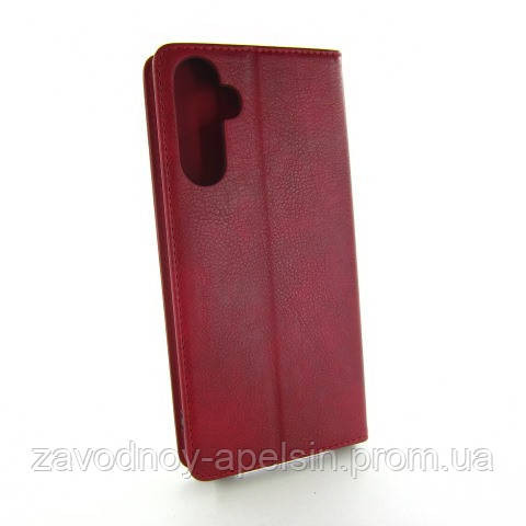 Чехол книжка Samsung M14 M145 M146 Кожаный (красный) Одесса - изображение 2