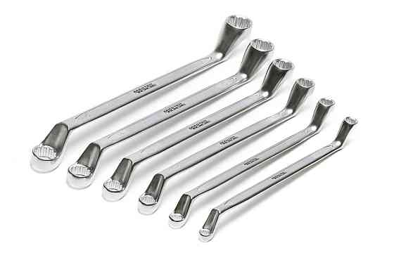 MASTERTOOL Ключі накидні MASTERTOOL COLD STAMPED набір 6 шт (6х7-16х17 мм) CrV 72-3206 Киев