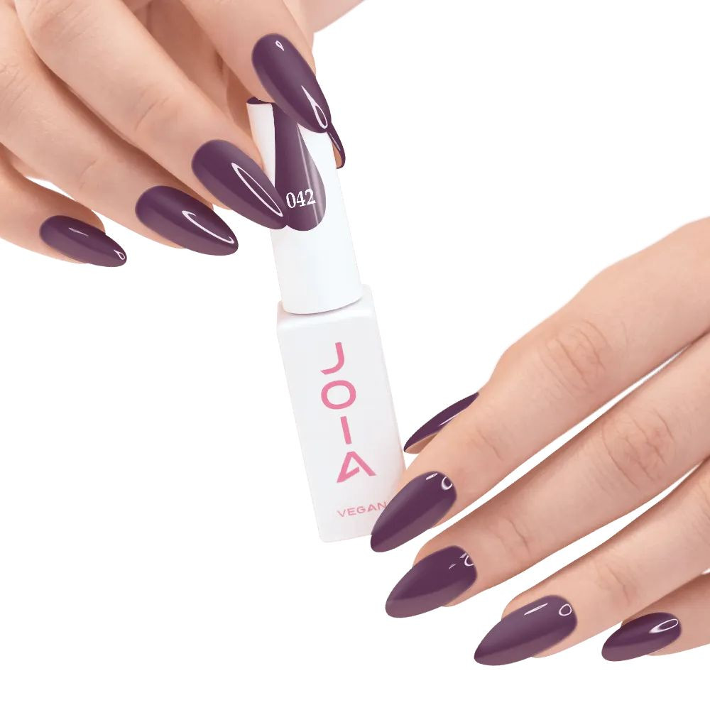 Гель-лак для ногтей фиолетовый 042 эмаль JOIA vegan 6 мл Киев - изображение 8