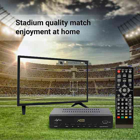 Цифровой кабельный ресивер LEYF PA-2211 DVB-C/C2 DVB-T2 Full HD HDMI USB SCART чёрный Киев