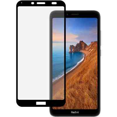 Скло захисне PowerPlant Full screen Xiaomi Redmi 7A, Black (GL607631) Вінниця