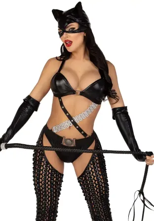 Еротичний костюм кішечки-пані Leg Avenue Mistress Kitty XS Львів