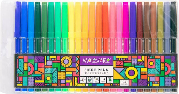 Фломастери 24 кольори, MALEVARO, шт Киев - изображение 1