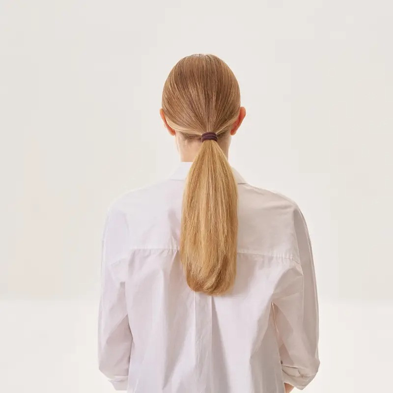 Набор женских резинок для волос,пучков,хвостов мягкие 50 шт,прочные,спандекс эластичные,однотонные коричневые Каменец-Подольский - изображение 2