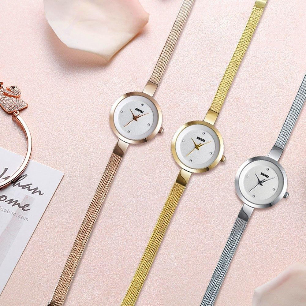 Жіночий класичний годинник Skmei 1390 (Сріблясті) Вінниця - фото 6