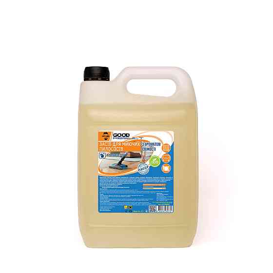 Засіб для миючих пилососів з ароматом свіжості GOOD RESULT 5 кг низькопінний концентрат для килимів та оббивки Павлоград