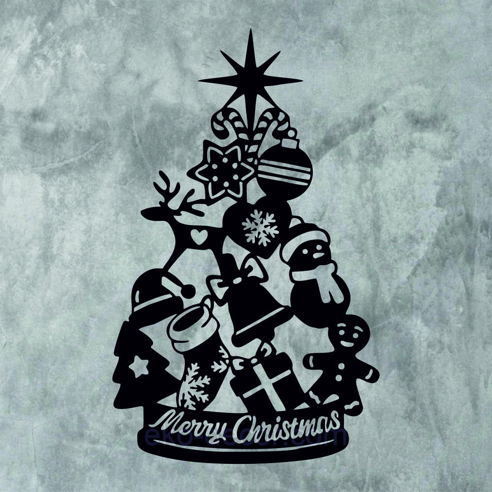 Декоративное настенное Панно «Новый год», Декор на стену 110*67 см, Чёрный Киев - изображение 8