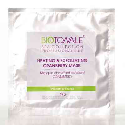 Самонагревающаяся пилинг – маска с клюквой HEATING CRANBERRY MASK Biotonale 15 г саше Днепр