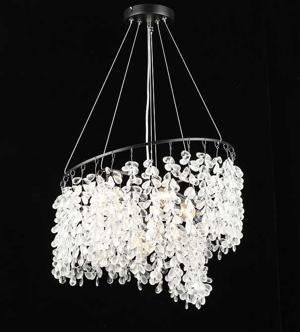 VALESO Люстра підвісна кришталева S2484/5, Чорний Київ - фото 1