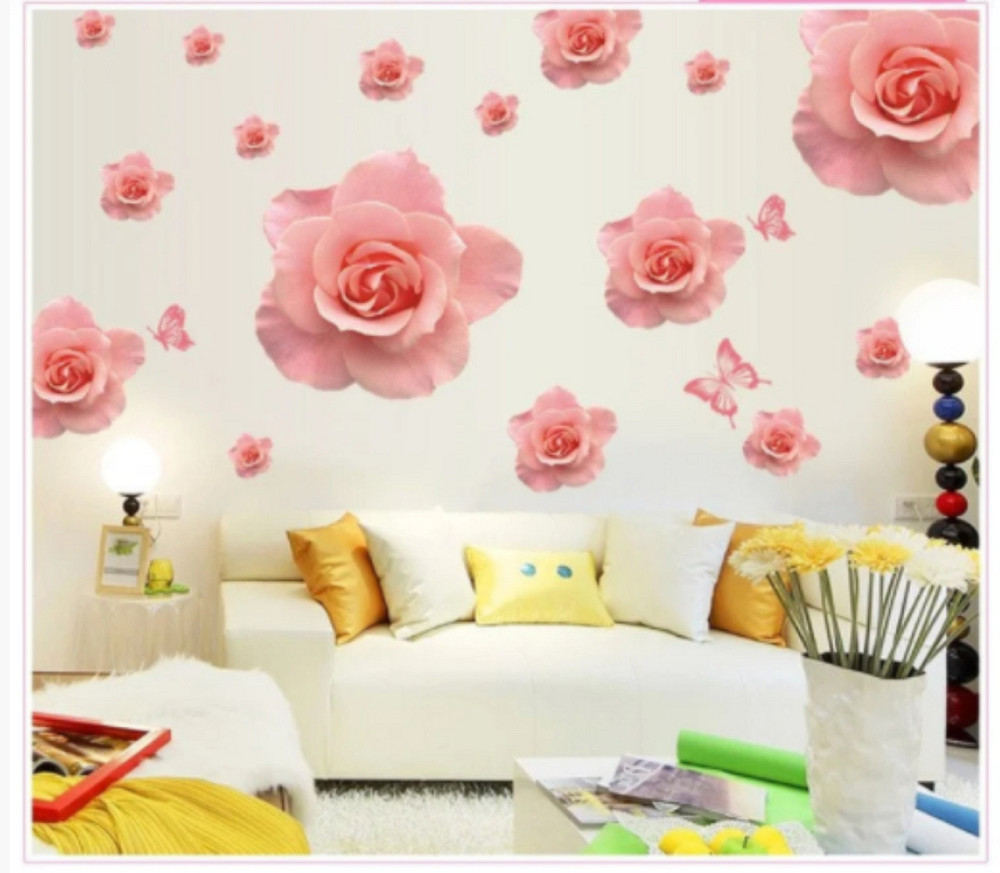 Наклейка інтер'єрна настінна Троянди Київ - фото 8