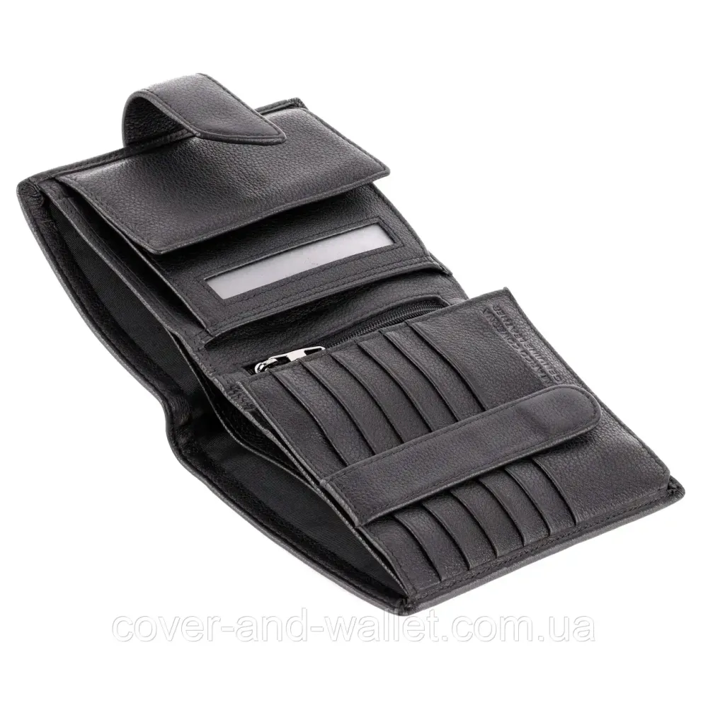Чоловічий вертикальний гаманець для купюр і кредитних карток Marco Coverna MC B005-894 Київ - фото 7