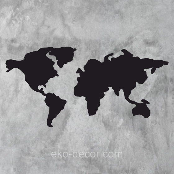 Декоративное настенное Панно «Карта», Декор на стену Киев