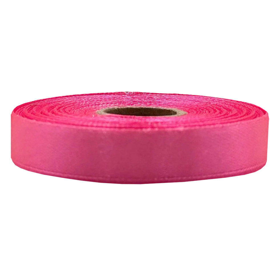 Атласна стрічка для рукоділля АБ-638, 1,2 см x 23 м, малиновий Вінниця - фото 1