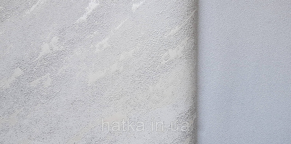 Шпалери вінілові на флізеліні Marburg Lava метрові під штукатурку білі зі сріблом Київ - фото 4