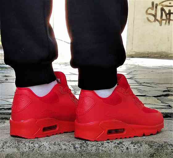 Кроссовки Красные NIke 90 Женские с Амортизацией Найк (размеры: 36,37) Днепр