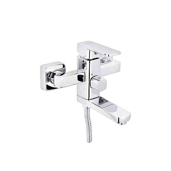 Змішувач для ванни Kroner KRM Ems - C060 з душовим гарнітуром, хром Київ