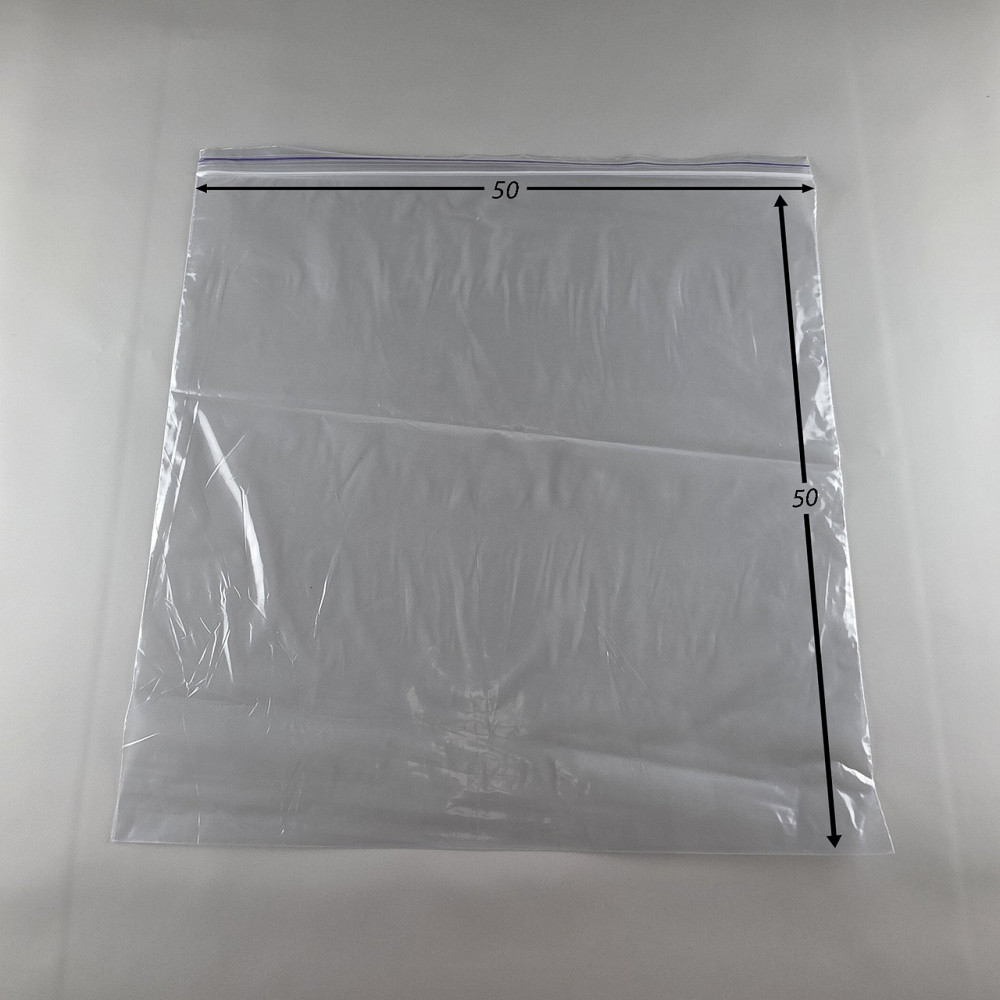Фасувальний прозорий пакет із замком zip-lock 50х50 (100 шт.) (1 пачка) Харків - фото 2