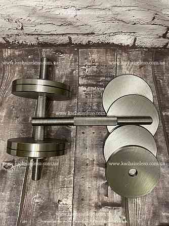 Гантели наборные 2 по 18 кг Гантели, гири, штанги и диски металлические без покрытия Киев