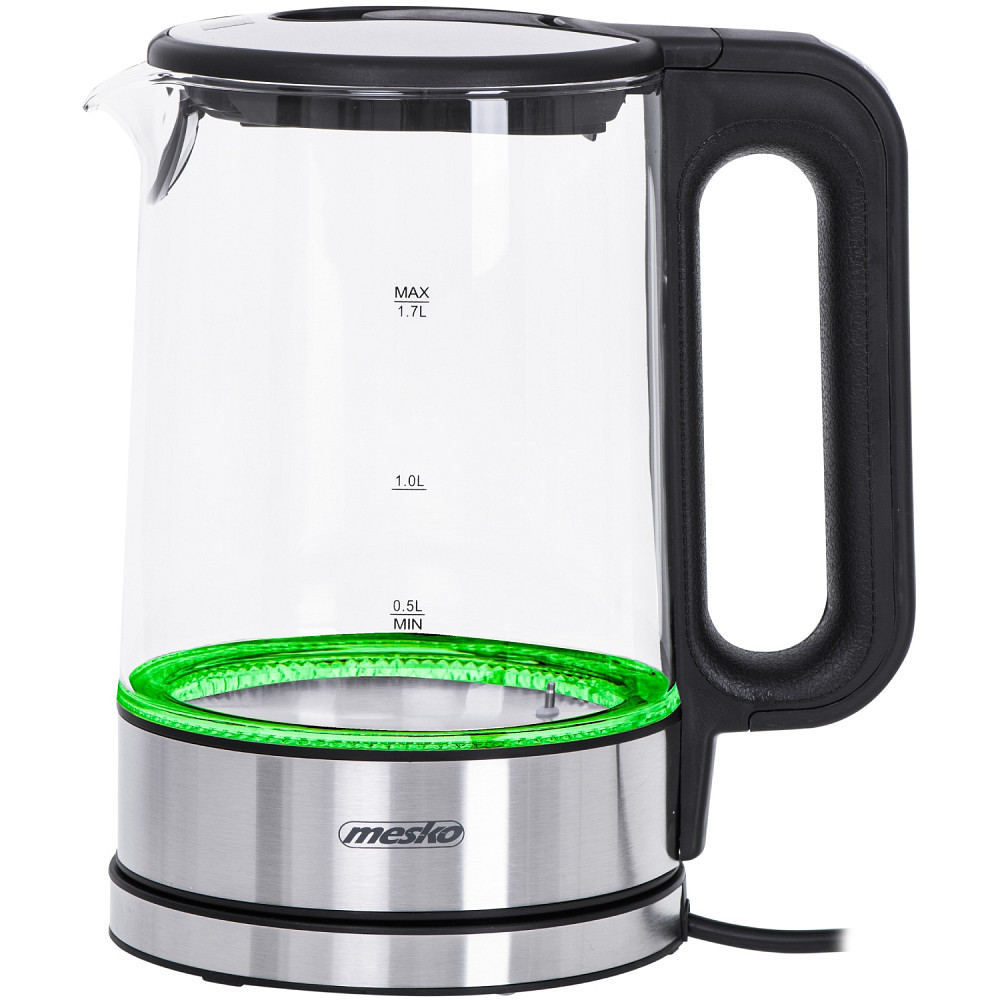 Електрочайник Mesko MS 1301 black 1850-2200Вт/ 1.7л/ скло/ встановлення температури Вінниця - фото 4