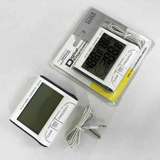 Метеостанція практична Generic DC-103, Термометр повітря домашній гігрометр, Кліматичний термометр UY-81 Львів