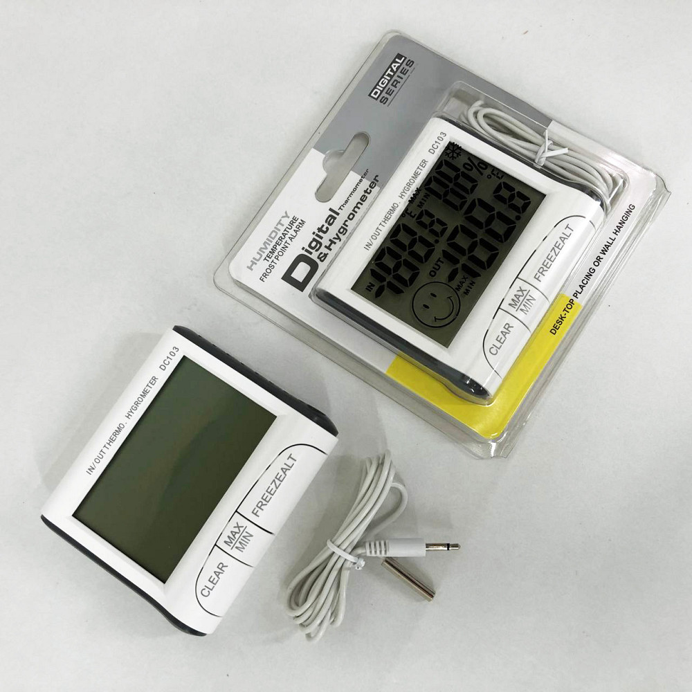 Часы с внутренним и наружным датчиком, Термогигрометр температуры, Часы с измерением влажности UY-81 Львов - изображение 5