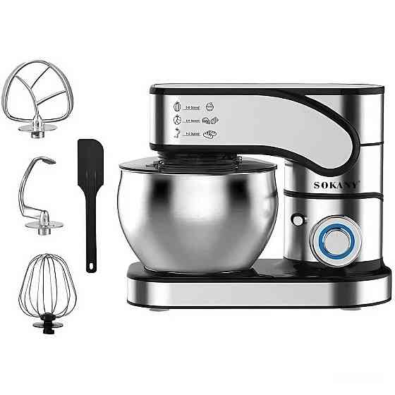 Планетарный миксер Sokany 2000 Вт с чашей 8.5 л 6 режимов SK-05015 Киев