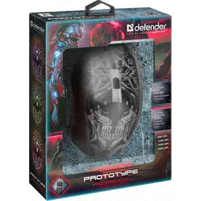 Мишка Defender Prototype GM-670L Black (52670) Вінниця