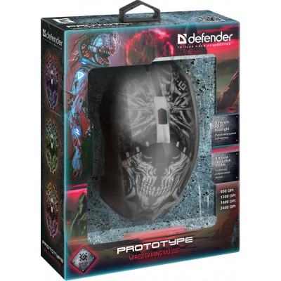 Мишка Defender Prototype GM-670L Black (52670) Вінниця - фото 5