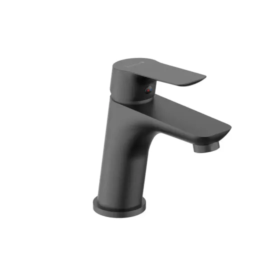 Смеситель для раковины Imprese Kucera f03503410AA черный\матовый Киев