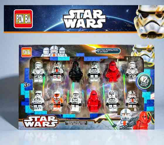 Ігрові фігурки чоловічки Star Wars, набір фігурок лего герої Зоряні Війни 12 шт ( 21481 ) Харків