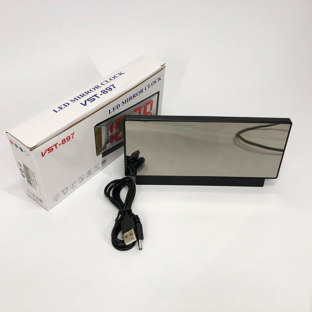 Настольные часы со светодиодным дисплеем VST-897-1, Часы с подстветкой, Часа KO-192 электронные настольные Киев - изображение 5