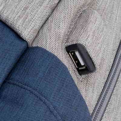 Рюкзак для ноутбука RivaCase 17.3&quot; 7567 Prater, Grey / Dark Blue (7567Grey/DarkBlue) Вінниця